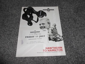 Goodwood Festival of Speed Guide 2008  'Hawthorn to Hamilton' & Ticket & Radio - Picture 1 of 3
