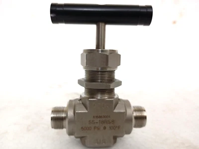 SWAGELOK SS-18RS8 INTEGRAL BONNET 1.80 CV, ½ IN NEEDLE VALVE 5000PSI - Image 1 of 4
