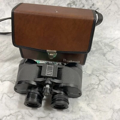 Bushnell InstaFocus 7x35 Extra Wide Angle Banner Fully Coated Optics VTG w/ case - Image 1 of 4