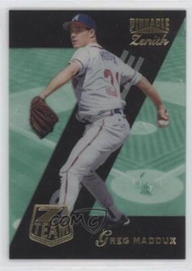 1996 Pinnacle Zenith Z Team Samples Greg Maddux #5 HOF