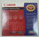 Canon Creative Pro Version 1.0 for Windows 3.x, 95, 98, NT4.0, BJC-6000 Setup