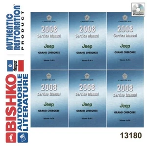 2008 Jeep Grand Cherokee Shop Service Repair Manual CD - Picture 1 of 1