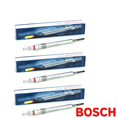 GLOW PLUGS GLP194 BOSCH VW AUDI SKODA PORSCHE SEAT 1.4 1.6 2.0TDI x 3 A2263 - Image 1 of 4