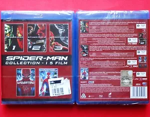 Spider Man Collection Caja Set 5 blu ray Disco Spiderman L'Uomo Araña V - Imagen 1 de 1