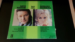 David Houston, Barbara Mandrell Back To Back Vinyl LP 1979 51 West - Picture 1 of 6