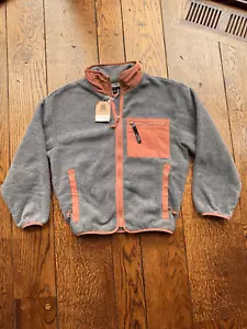 Patagonia Women's Synchilla Fleece Jacket Nickel W/ Burl Red Medium NWT - Picture 1 of 6