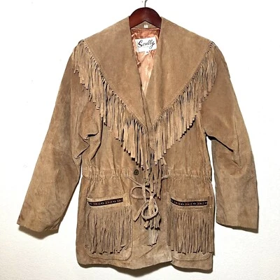 Scully Womens Suede Fringe Jacket Size 14 - Image 1 of 4