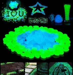 Big Size Glow - in - the - Dark Aquarium Rocks - Green & Blue, for Multiple Uses - Picture 1 of 6