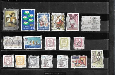 FINLAND 1975-1986. SELECTION OF 16. VERY FINE USED. AS PER SCAN. - Image 1 of 3