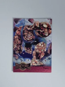 1995 Fleer Marvel Metal - Metal Blaster # 14 of 18 Thing - Picture 1 of 2
