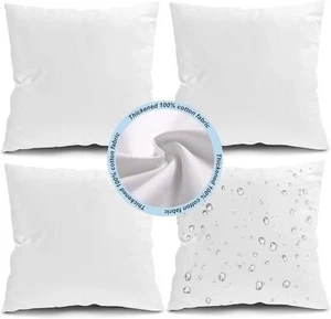 Fixwal Outdoor Pillow Inserts, 16X16 Inch Waterproof Pillows Inserts, - Picture 1 of 7