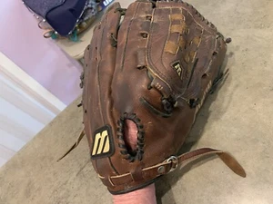 Guanto da baseball MIZUNO MVT 1350 vintage modello professionale 13,5 pelle lancia destro - Foto 1 di 11