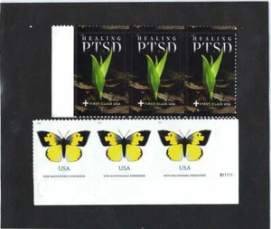 HEALING'', ''PTSD' {3} BUTTERFLIES CALIF. {3} U.S.A. - Picture 1 of 1