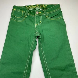 OshKosh B'gosh Girl's Green Adjustable Waist Jeans Size 6 NWOT - Picture 1 of 8