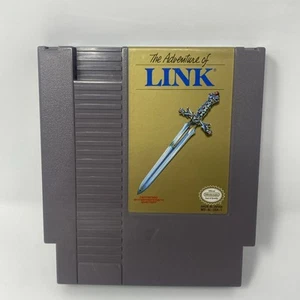 Zelda II: The Adventure of Link Nintendo NES 1985 SOLO CARTUCHO GRIS EN MUY BUENA CONDICIÓN - Imagen 1 de 3