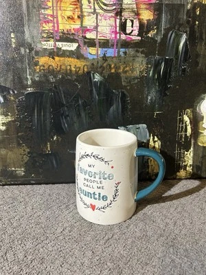 Taza de café impresa: “My Favorite People Call Me Auntie” por etiqueta porcelana Foto 1 de 4