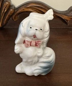 Vintage Keramik Spaniel Hund mit Federhut Made in Japan - Bild 1 von 7