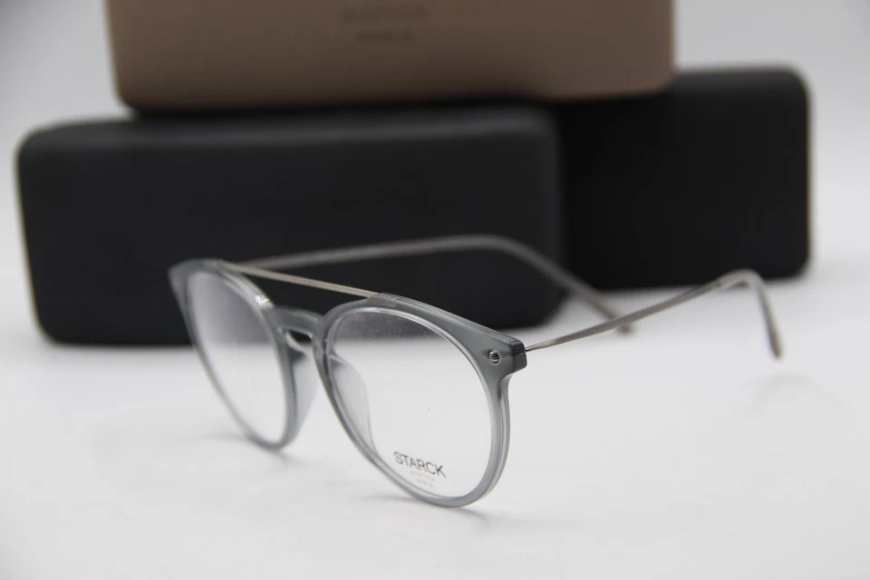 NUEVAS GAFAS STARCK EYES SH 3068 0003 GRISES AUTÉNTICAS CON ESTUCHE 51-19 Foto 1 de 4