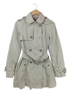 ZARA WOMAN Trench Donna Taglia IT 42 bianco sporco stile casual - Foto 1 di 5
