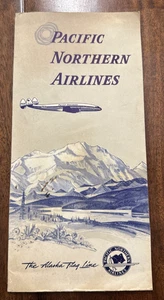 Rare 1950s Pacific Northwest Airlines Ticket Holder - Picture 1 of 4