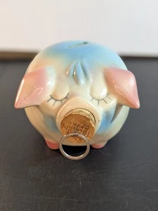 Rumpf Keramik Korken Sparschwein 1957 Schwein Punk Ohren mit Korken HP Beschreibung lesen - Bild 1 von 17