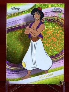 2025 Topps Chrome Disney Aladdin #184 Yellow Mini-Diamonds - Picture 1 of 2