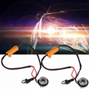 Hot 2pcs/set Load Resistor Connector Wire Wiring Harness LED Turn Signal Light↑ - Picture 1 of 22