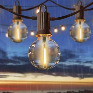 Luci LED per festoni da esterno 120 piedi alimentate a rete IP65, festone da interno - Foto 1 di 9