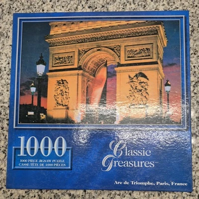 NIB Classic Treasures 1000 Piece Jigsaw - “Arc de Triomphe, Paris, France” - Image 1 of 2