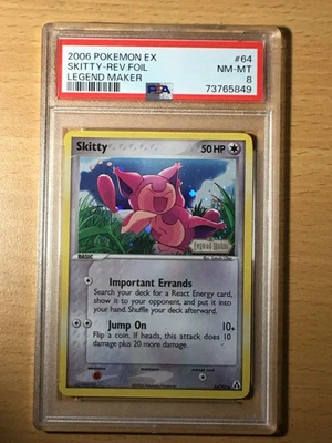 PSA8 Skitty rev foil legend maker 2006 Pokemon - Image 1 of 2