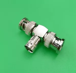 (10 PCS) BNC Double Male to BNC Female Connector - USA Seller - Picture 1 of 2