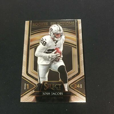 2019 Select JOSH JACOBS Rookie Selections #5 Oakland Raiders *MR28 - Image 1 of 2