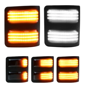 Led Side Mirror Turn Signal Light Smoked Lens For Ford F250 F350 F450 Super Duty - Picture 1 of 14