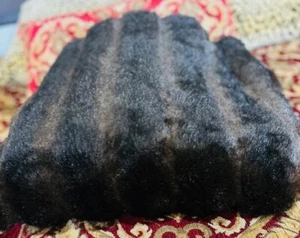 Rare NEIMAN MARCUS Luxury Faux Fur Mink Throw Blanket 44x60” LEGACY A RYAN CO. - Picture 1 of 10