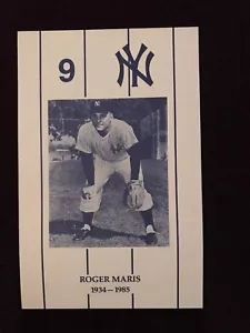 1985 Roger Maris ~ Yankees ~ Funeral Program ~ St. Patrick’s Cathedral ~ RAR - Bild 1 von 3