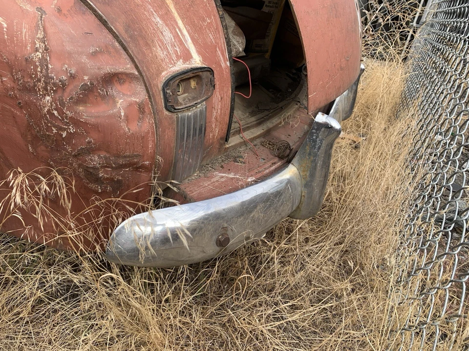 Parachoques trasero cromado Chevy Fleetmaster 1947 2 puertas OEM Foto 1 de 4