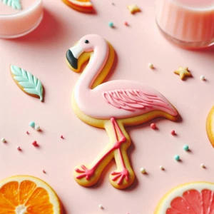 Flamingo Vogel 4 Zoll Rosa Ausstecher Metall Safari Zoo Tier Geburtstag Party - Bild 1 von 10