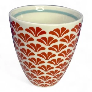 Taza de café Starbucks 2009 sin mango vaso naranja taza de porcelana de hueso - Imagen 1 de 6