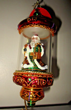 Radko Shine Bright Santa Dome Lantern Christmas Ornament 1020569 NWT + Box