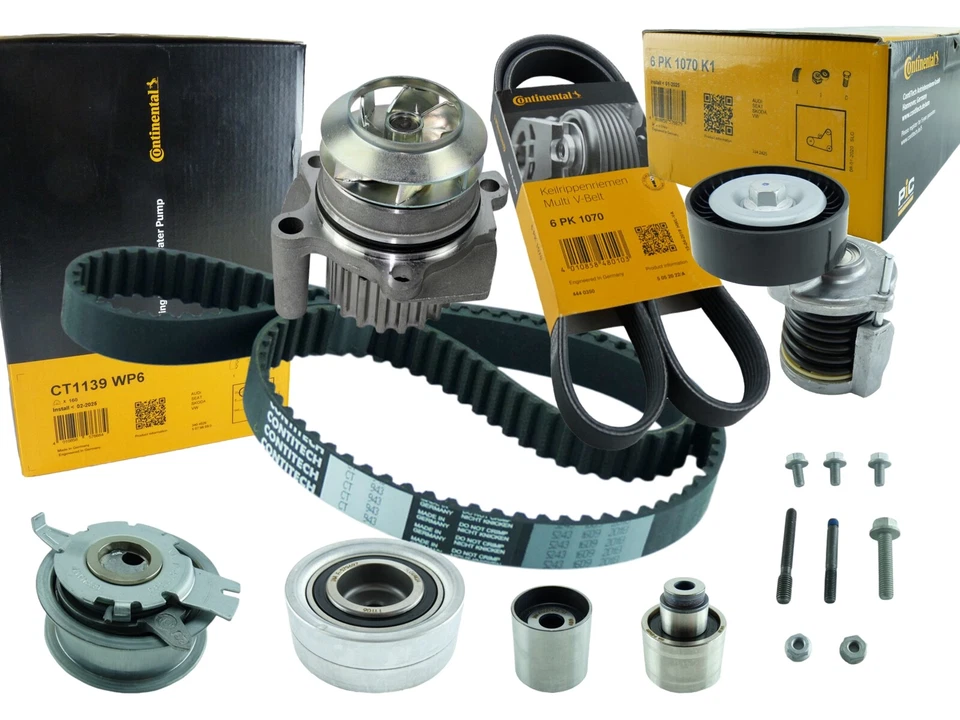 Zahnriemensatz ContiTech CONTINENTAL Ct 1139wp6 AUDI VW Golf 6 Crafter 2.0tdi