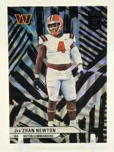 2024 Donruss Elite Jer'Zhan Newton RC #190 Razzle Dazzle SSP Case Hit Commanders - Picture 1 of 2