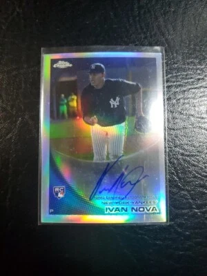 2010 Topps Chrome Rookie Auto Refractors #214 Ivan Nova #/499 - Image 1 of 2