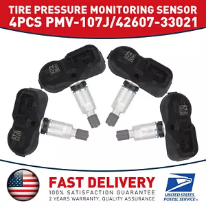 4x Premium TPMS 42607-33021 For 2006-2015 Toyota Prius Rav4 TIRE PRESSURE SENSOR - Picture 1 of 11