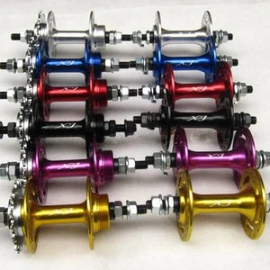 Fixie FixedGear Bike Bicycle Front Rear Back Riding Hubs 2-Bearing 32/36H 16/17T - Picture 1 of 13