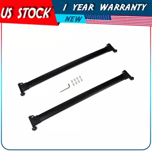 For 2008-2012 Ford Escape Roof Rack Cross Bars Carrier Set Bolt-On Style Black - Foto 1 di 19