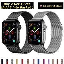 For Apple watch series 8 7 6 5 4 3 Magnetic Milanese Stainless Steel Band Strap