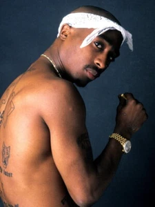 V2867 2Pac Tupac Amaru Shakur Tattoos Rapper Hip-Hop Rap WAND POSTER DRUCK UK - Bild 1 von 13