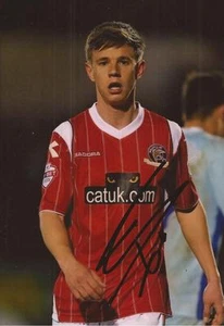 WALSALL: JAMES BAXENDALE SIGNED 6x4 ACTION PHOTO+COA - Picture 1 of 1