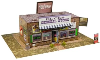 (PLEASE READ) Flexstock 1:48 Scale "General Store" O Scale Detailed Building Kit - Image 1 of 4