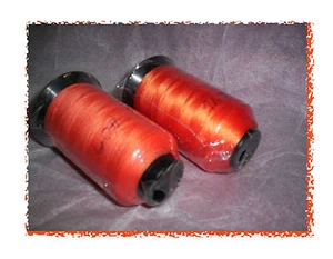 2 spools UVR BONDED POLYESTER Heavy duty outdoor THREAD #69 #46, BRIGHT ORANGE - Picture 1 of 5